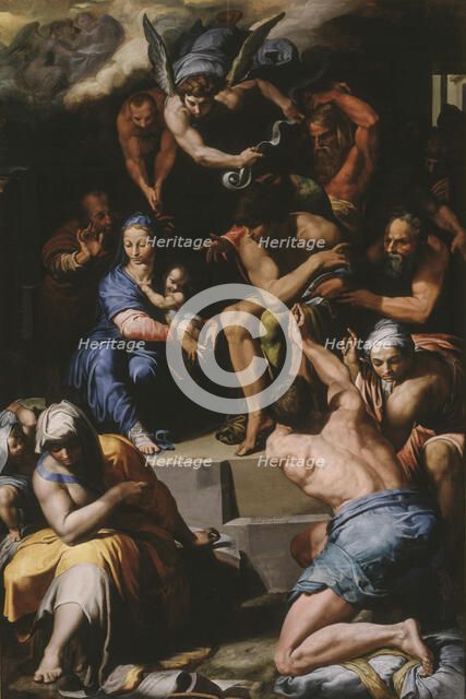 The Adoration of the Christ Child, 1548. Creator: Tibaldi, Pellegrino (1527-1596).