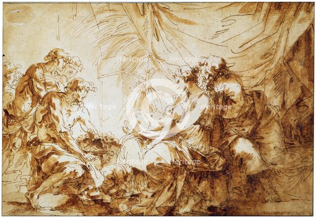 'The Adoration of the Christ Child', 18th or early 19th century. Artist: André-Jean Le Brun