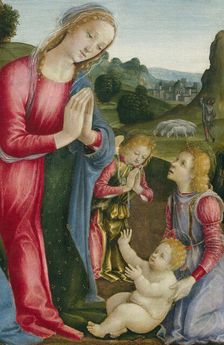 The Adoration of the Christ Child, c. 1490. Creator: Vincenzo Frediani