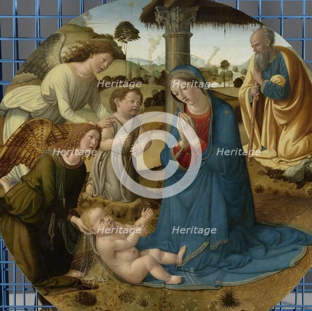 The Adoration of the Christ Child, c.1485-c.1507. Creator: Cosimo Rosselli.
