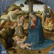 The Adoration of the Christ Child, c.1485-c.1507. Creator: Cosimo Rosselli