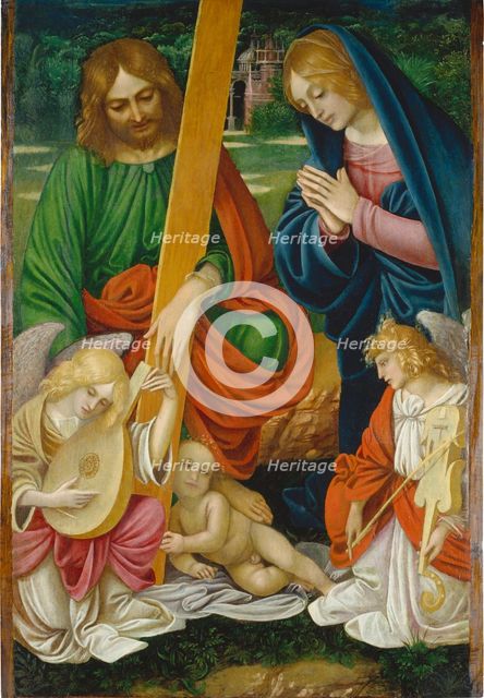 The Adoration of the Christ Child, c1500-1510. Creator: Gaudenzio Ferrari.