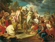 The Adoration of the Golden Calf, c1701-1750. Creator: Venetian Master 18th century