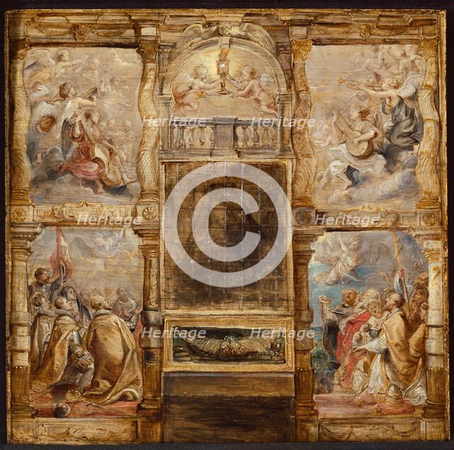 The Adoration of the Eucharist, c. 1626. Creator: Peter Paul Rubens.