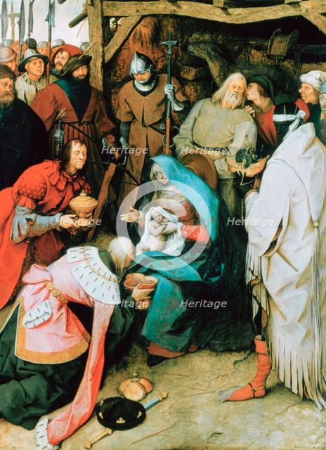 'The Adoration of the Kings', 1564. Artist: Pieter Bruegel the Elder