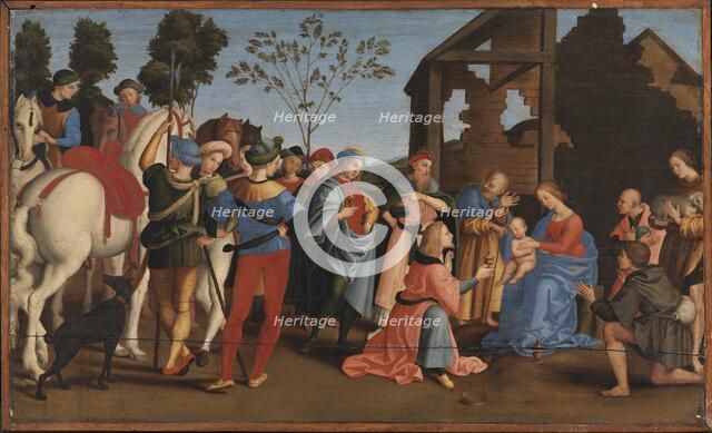 The Adoration of the Kings, 1500-1599. Creator: Raphael.
