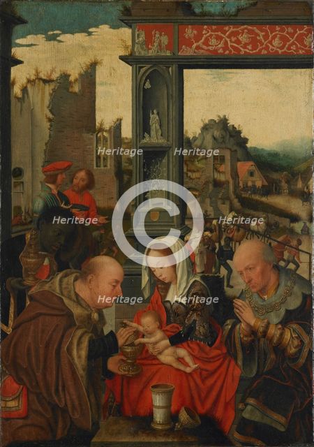 The Adoration of the Kings, 1525. Artist: Mostaert, Jan (1472/73-1555/56)