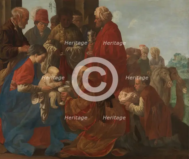 The Adoration of the Kings, 1619. Creator: Hendrick ter Brugghen.