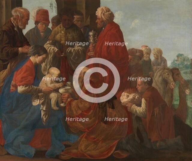 The Adoration of the Kings, 1619. Creator: Hendrick ter Brugghen.