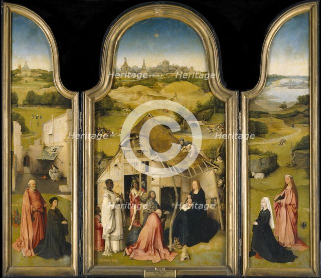 The Adoration of the Kings, c. 1495. Artist: Bosch, Hieronymus (c. 1450-1516)
