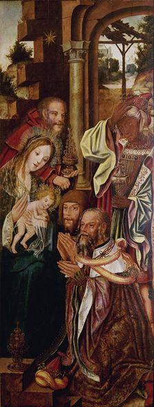 The Adoration of the Kings, c. 1510. Artist: Master of Sardoal (active ca 1510)