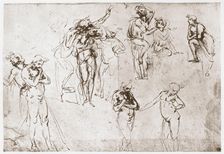 The Adoration of the Kings c1481. Artist: Leonardo da Vinci