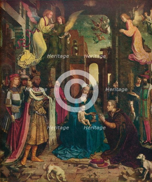 'The Adoration of the Kings', c1510, (1912). Artist: Jan Gossaert.