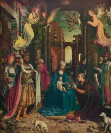 The Adoration of the Kings c1510, (1912). Artist: Jan Gossaert