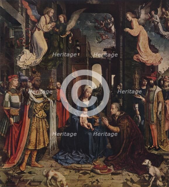 The Adoration of the Kings, c1510, (1938). Artist: Jan Gossaert