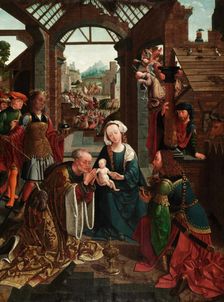 The Adoration of the Kings, c1512. Creator: Jacob Cornelisz. van Oostsanen