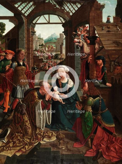 The Adoration of the Kings, c1512. Creator: Jacob Cornelisz. van Oostsanen.