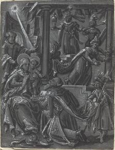 The Adoration of the Kings [recto], c. 1600. Creator: Unknown
