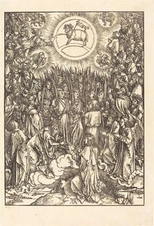 The Adoration of the Lamb, 1498. Creator: Albrecht Durer