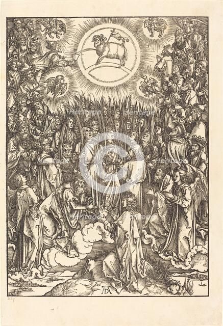 The Adoration of the Lamb, 1498. Creator: Albrecht Durer.