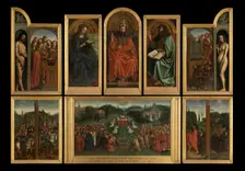 The Adoration of the Lamb, c1430s. Creator: Jan van Eyck