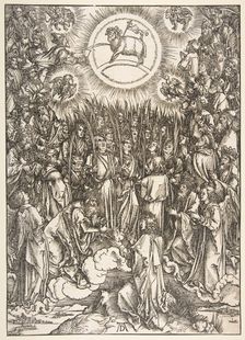 The Adoration of the Lamb, from the Apocalypse series.n.d. Creator: Albrecht Durer