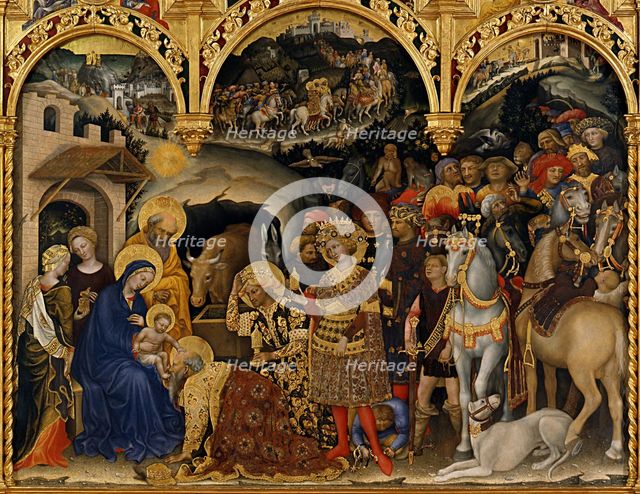 The Adoration of the Magi, 1423. Artist: Gentile da Fabriano (ca 1370-1427)