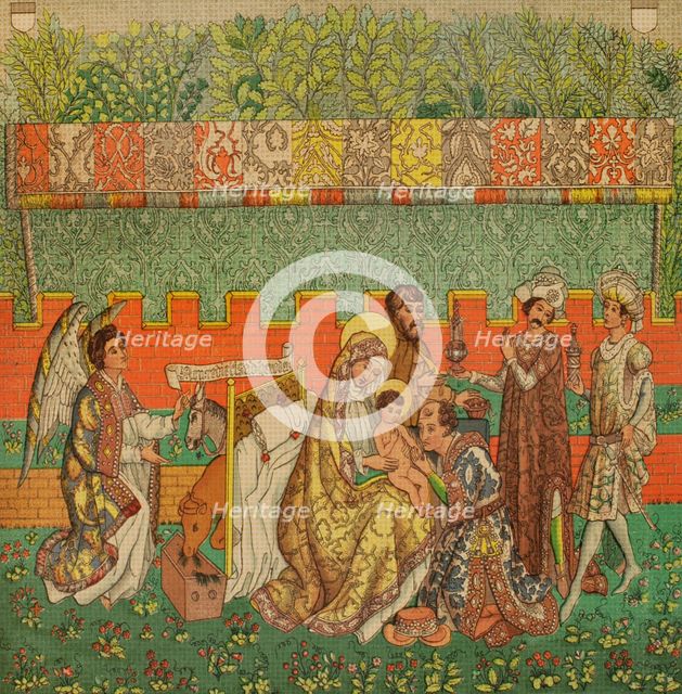 The Adoration of the Magi, 1440, (1877).  Creator: Franz Kellerhoven.