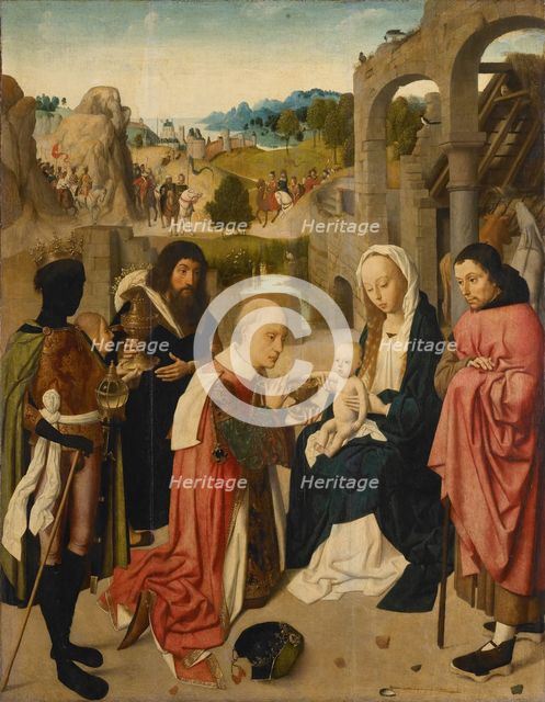 The Adoration of the Magi, 1490. Artist: Geertgen tot Sint, Jans (ca. 1460-ca. 1490)