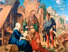 The Adoration of the Magi 1504. Artist: Albrecht Dürer