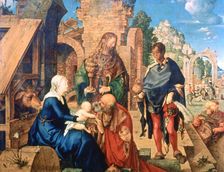 The Adoration of the Magi 1504. Artist: Albrecht Dürer