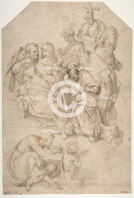 The Adoration of the Magi, 1500-1571. Creators: Nosadella, Jesus Christ.