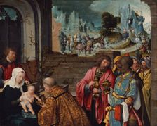 The Adoration of the Magi, 1515/25. Creator: Workshop of Cornelis Engebrechtsz.