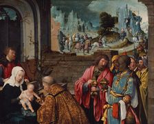 The Adoration of the Magi, 1515/25. Creator: Workshop of Cornelis Engebrechtsz.