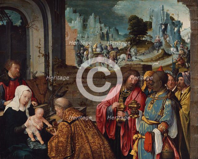 The Adoration of the Magi, 1515/25. Creator: Workshop of Cornelis Engebrechtsz..