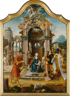 The Adoration of the Magi, 1516-1519. Creator: Master of the Von Groote Adoration