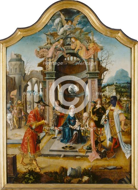 The Adoration of the Magi, 1516-1519. Creator: Master of the Von Groote Adoration.