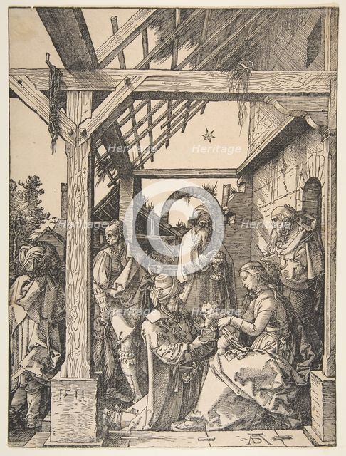 The Adoration of the Magi, 1511. Creator: Albrecht Durer.