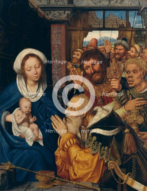 The Adoration of the Magi, 1526. Creator: Quentin Metsys I.