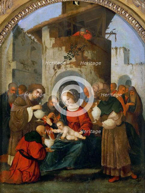 The Adoration of the Magi, 1522. Creator: Mazzolino, Ludovico (1480-1528).