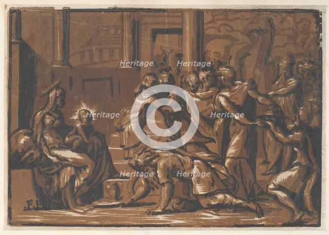 The Adoration of the Magi, 1540-50., 1540-50. Creator: Attributed to Niccolò Vicentino.