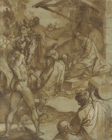The Adoration of the Magi, 1550-78. Creator: Raffaello Motta