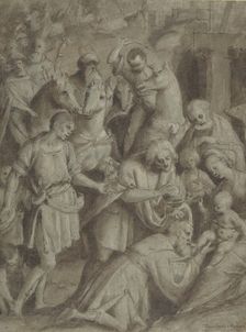 The Adoration of the Magi, 1553. Creator: Bernardino Lanino