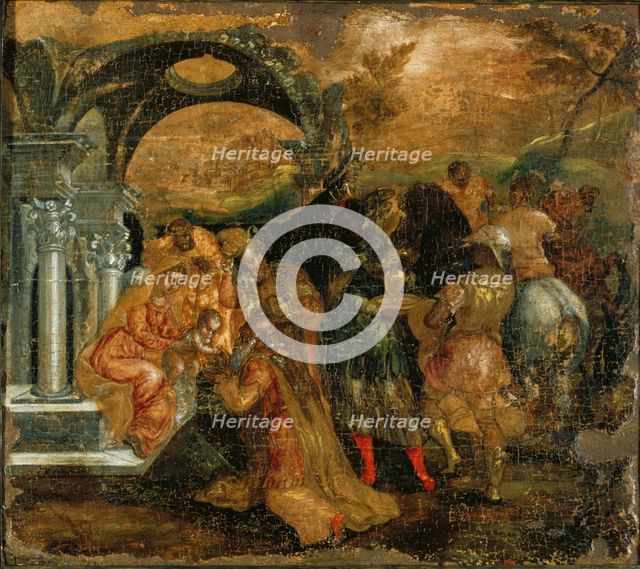 The Adoration of the Magi, 1565-1567. Artist: El Greco, Dominico (1541-1614)