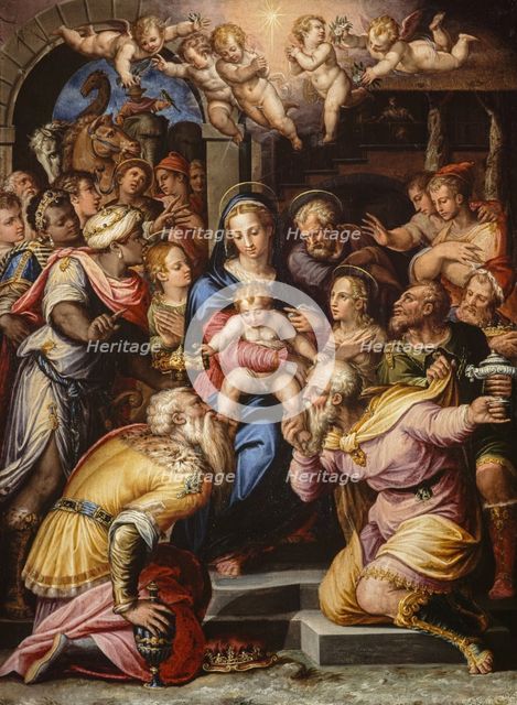 The Adoration of the Magi, 1567. Creator: Vasari, Giorgio (1511-1574).