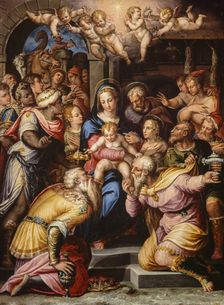 The Adoration of the Magi, 1567. Creator: Vasari, Giorgio (1511-1574)
