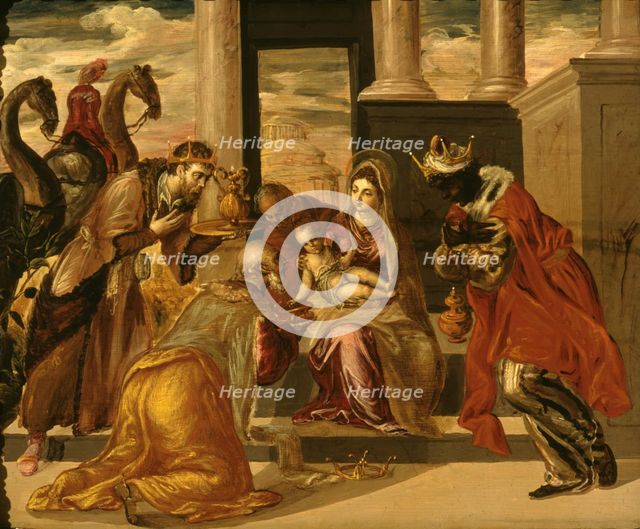The Adoration of the Magi, 1568. Creator: El Greco, Dominico (1541-1614).