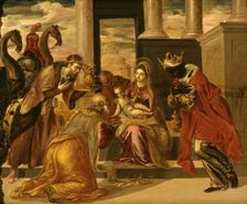 The Adoration of the Magi, 1568. Creator: El Greco, Dominico (1541-1614)