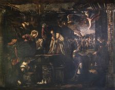 The Adoration of the Magi, 1582. Creator: Tintoretto, Jacopo (1518-1594)