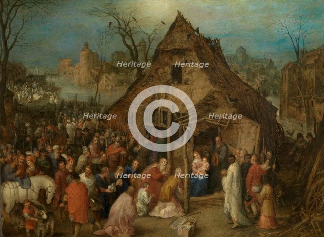 The Adoration of the Magi, 1600. Creator: Jan Brueghel the Elder.
